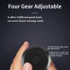 Workout Relaxation, Black Muscle Massage, Portable Body Pain Relief, Percussive Gun Deep Tissue with 4 Adjustable Speeds and 4 Heads